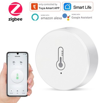 Zigbee CYFROWY HIGROMETR TERMOMETR STACJA POGODY