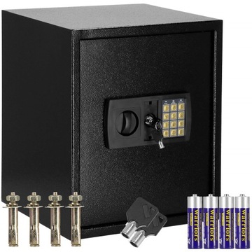 Домашний сейф с электронным замком, комбинацией ключей и кодом Safe Box XL
