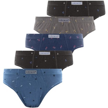 5x SLIPY MĘSKIE COTTON WORLD MAJTKI BAWEŁNIANE 6XL