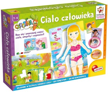 Ciało człowieka Puzzle i gra CAROTINA LISCIANI