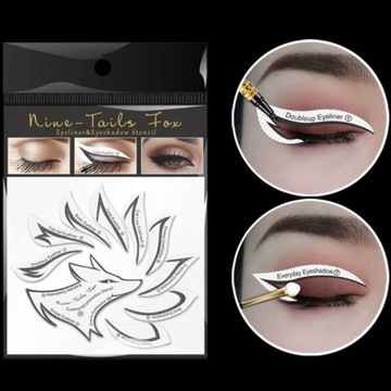 Makijaż oczu szablony skrzydlaty Eyeliner sza