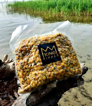 Zanęta wędkarska KUKURYDZA Z KONOPIĄ GOTOWA 1,5KG