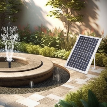 Солнечный фонтан мощностью 10 Вт с водяным насосом 2 м 1000 л/ч