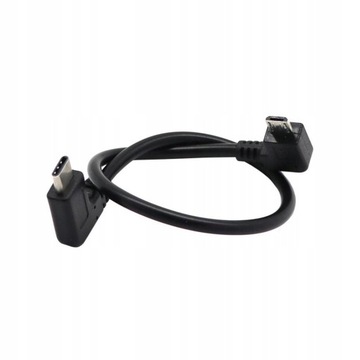 4 кабеля Micro USB OTG Type C, прямоугольный, 30 см для