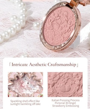 Flower Knows Strawberry Rococo Румяна Рельефные румяна Макияж для лица