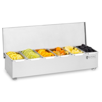 Контейнер для барменов 6x 450 мл Royal Catering RCCBS 6