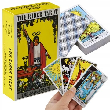 ZESTAW KLASTYCZNYCH KART TAROTA THE RIDER TAROT 78 KART POLSKA INSTRUKCJA