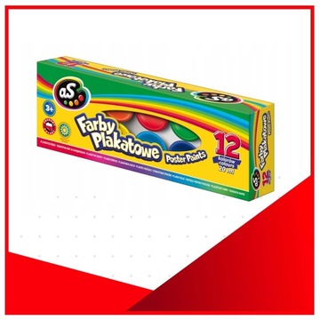 FARBY PLAKATOWE ASTRA AS 12 KOLORÓW 20 ml