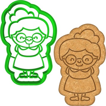 FOREMKA Wykrawacz do Pierników i Ciastek na DZIEŃ BABCI I DZIADKA BABCIA