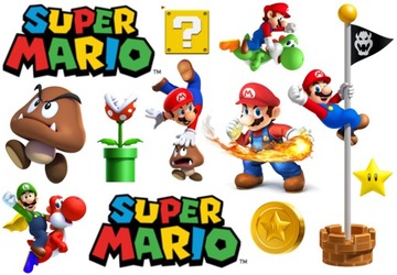Tatuaże Zmywalne Dla Dzieci Super Mario
