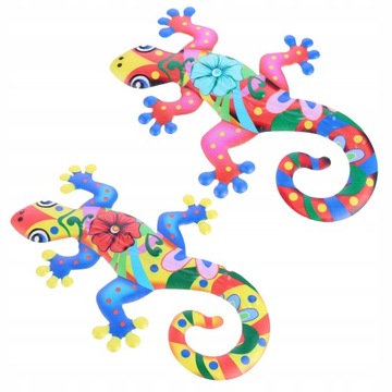 Gecko Jaszczurka Wisząca na Ścianę 2 Szt