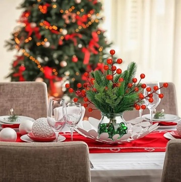 РЕАЛИСТИЧНАЯ ВЕТКА ЕЛКИ ИСКУССТВЕННАЯ РОЖДЕСТВЕНСКАЯ ЕЛКА ПЛАТЬЕ ПРАЗДНИЧНОЕ УКРАШЕНИЕ 10 шт.