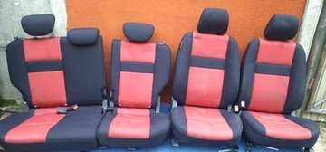 HYUNDAI GETZ SEDADLA KOMPLET STAV MOC DOBRÝ 5 DVEŘE