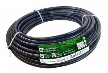 Rura PE 25mm 100m grubość 1,8 PN4 mniejsze straty ciśnienia z sieci Anixol