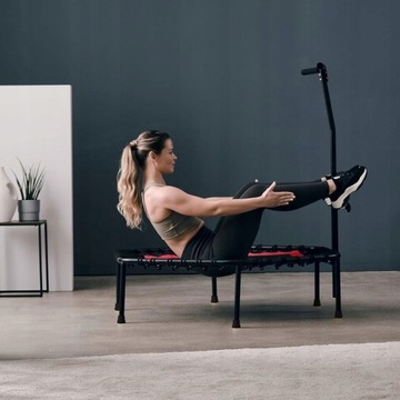 Маленький фитнес-батут с ручкой SPORTPLUS для тренажерных залов