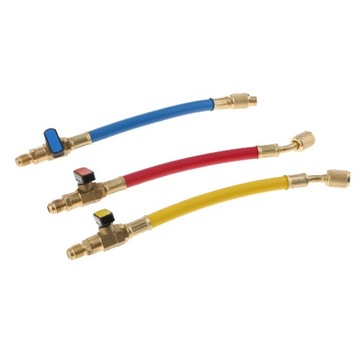 Zawór kulowy 3 szt. Z R134A r410A R22 Krótki 1/4