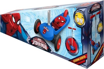 Трехколесный балансировочный самокат Spiderman Stamp 250045