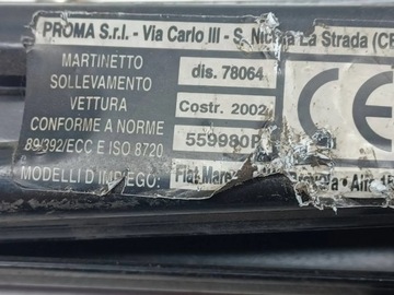 FIAT MAREA ZVEDÁK KOLA