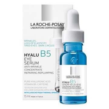 La Roche-Posay Hyalu B5, przeciwzmarszczkowe serum pod oczy, 15 ml