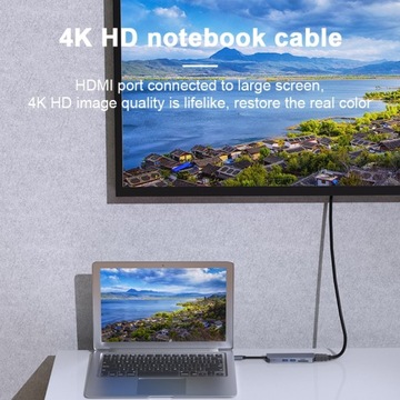 2008N Док-станция HUB 5 в 1 Type-C