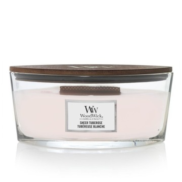 Świeca Woodwick Łódka Sheer Tuberose Nowość 453 g