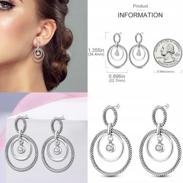 PAMELA 925 Sterling Silver Butterfly Zircon E