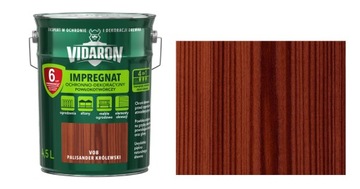 VIDARON IMPREGNAT POWŁOKOTWÓRCZY 4,5L V08 PALISANDER KRÓLEWSKI -6 LAT GWAR.