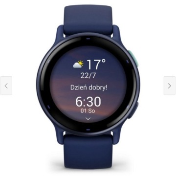 Умные часы Garmin Vivoactive 5 с GPS, темно-синие