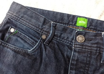 spodnie jeans męskie HUGO BOSS Green Deam20 30/34 granatowe