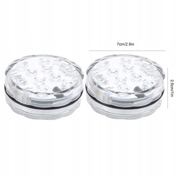 2X LAMPA LAMPKA PODWODNE BASENU BASENOWE LED
