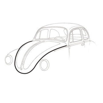 Uszczelka maski przedniej na rant VW GARBUS Mexico