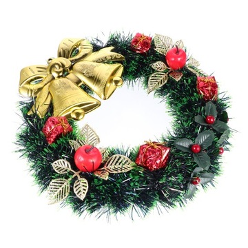 1шт Рождественский венок Декоративный рождественский дверной венок