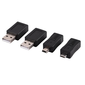 В упаковке 12 шт. USB2.0 микро/мини-папа-мама C-адаптеры-преобразователи