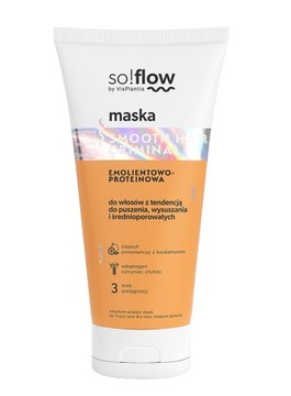 Maska do włosów z tendencją do puszenia średnioporowatych so!flow