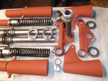 М72, М-72, УРАЛ М61, БМВ R71, R61. ДЕТАЛИ ПОДВЕСКИ ПЕРЕДНЕЙ, ЛАГОВ