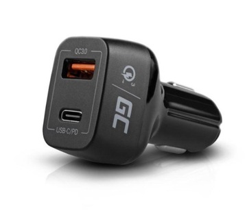 Ładowarka Samochodowa USB-C PD 42W, USB QC 3.0