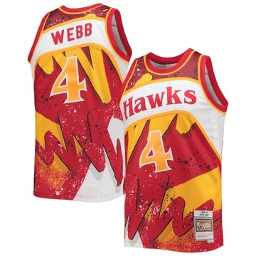 Koszulka do koszykówki Spud Webb Atlanta Hawks