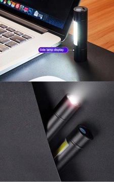 Перезаряжаемый мощный светодиодный фонарик Mini Zoom.