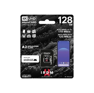 КАРТА ПАМЯТИ microSDXC GOODRAM 128 ГБ IRDM UHS U3