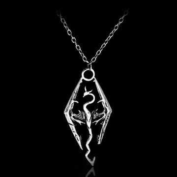 Naszyjnik Elder Scrolls Skyrim Dragon