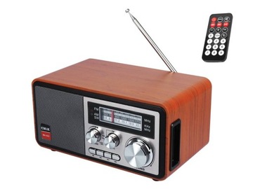Radio przenośne RETRO MK-623 bluetooth,USB, TF,AUX ,akumulator ,srebrne