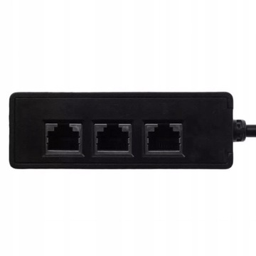 АДАПТЕР-СПЛИТТЕР 1000 МБ/С LAN RJ45 3xRJ45 FTP