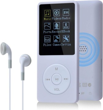 MP4 MP3-ПЛЕЕР 16 ГБ BLUETOOTH 5.0 HIFI РАДИО + НАУШНИКИ