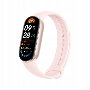 Smartwatch Mi Xiaomi Smart Band 9 - Mystic Rose - AMOLED 5ATM - PL Menu