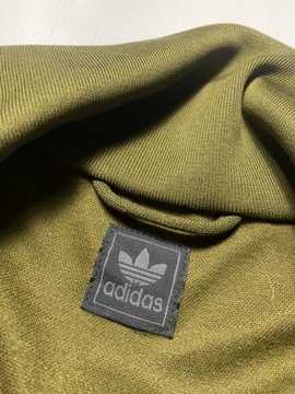 ADIDAS World Wide ADICOLOR Originals Retro sportowa BLUZA Khaki /rozmiar S