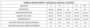 Koszulka nocna, komplet Unikat Enrica ~ tiul ~ 75C