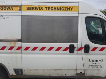 249/F DRZWI BOCZNE PRZESUWNE SZYBA H2 JUMPER FIAT DUCATO PEUGEOT BOXER 06-