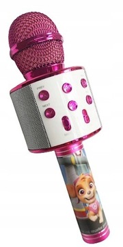 MIKROFON BLUETOOTH PSI PATROL KARAOKE MODULATOR RÓŻOWY BLUETOOTH GŁOŚNIKa
