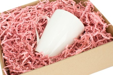 Базовая бумажная стружка 4мм Пудра Розовая 1кг