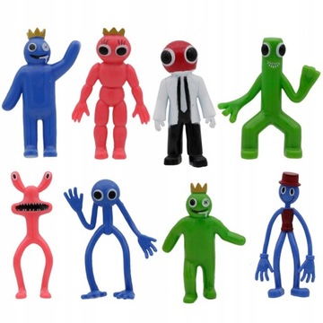 ZESTAW 8 FIGUREK RAINBOW FRIENDS ROBLOX FIGURKI 8SZT